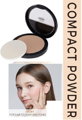 Aylily Natural Matte Finish SPF15 Compact Perfecting Compact Powder Lightweight Compact(Natural BEIGE, 30 g)