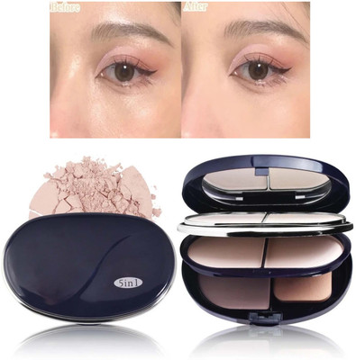 MYEONG 5 In 1 Studio Fix Powder Plus foundation Compact with Super Quality  Compact(Beige, 38 g)