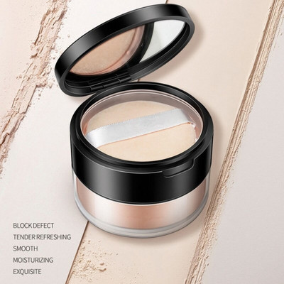 BLUEMERMAID Setting Powder Lightweight Loose Powder Finishing Powder Compact(Beige, 10 g)