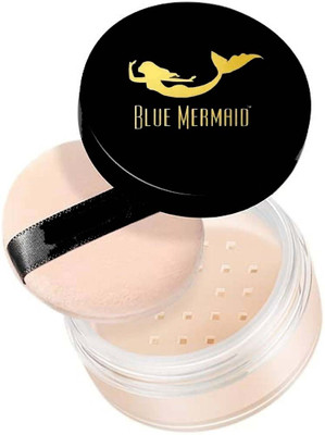 BLUEMERMAID High Coverage Face Powder Oil Control Translucent Setting Powder Compact(Beige, 8 g)