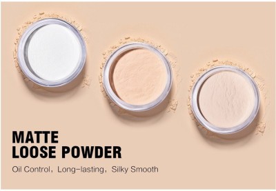 JANOST Loose Powder Soft Focus Natural Translucent Matte Coverage Compact(WHITE, BEIGE, NATUARL, 50 g)