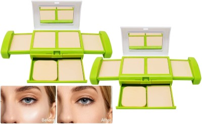 tanvi27 5 in 1 Compact Powder For Women, Girls, Kids Gives You Natural Touch Compact(Multi color, 90 g)