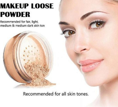 PERLENTE Face loose Powder  Compact(BEIGE, 10 g)