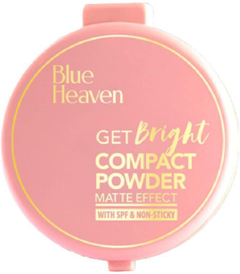 BLUE HEAVEN Get Bright Compact Powder Compact(Honey, 10 g)