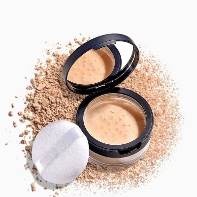 YAWI Translucent Loose Setting Flawless Matte Finish Powder Compact(Beige Vanilla, 20 g)