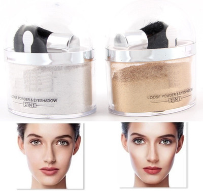 REIMICHI FACE MAKEUP POWDERY SILVER AND GOLDEN HIGHLIGHTER FOR ALL TYPE SKIN Highlighter(golden and silver)