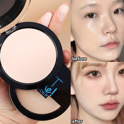 BLUEMERMAID 2-in-1 Compact Matte & Shimmer Finish With Sponge Compact(Beige, 19 g)