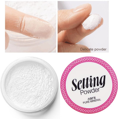 Arcanuy Mattifying White matte loose powder  Compact(white, 10 g)