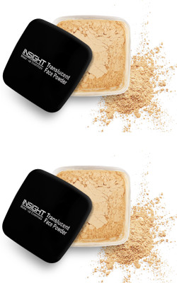 Insight Flawless Matte HD Finishing Loose Compact Powder (13) Pack of 2 Compact(Honey, 60 g)