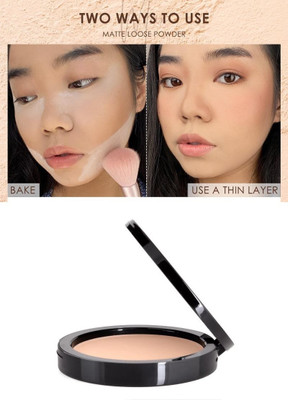FELICECHIARA Professional Matte Finish long lasting pressed compact Compact(BEIGE, 15 g)