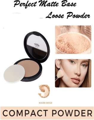 FELICECHIARA Prefect Finish Bright Skin for Longlasting Smooth Satin Texture Matte Finish Compact(NATURAL Beige, 30 g)