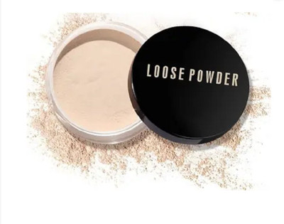 YAWI Makeup Setting Powder Sweat Resistant And Oil Control Formula Compact(Ivory, 10 g)