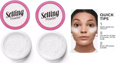 AFARAXIA Setting Loose Powder | Lightweight & Long Lasting Compact(white, 20 g)