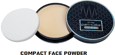 Luipui WATERPROOF MATTE FINISH COMPACT POWDER Compact(beige, 15 g)