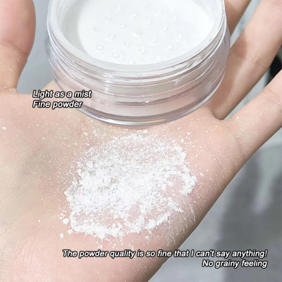 MYEONG Make up setting white powder + white translucent powder + oil control powder Compact(Matte Translucent, 10 g)