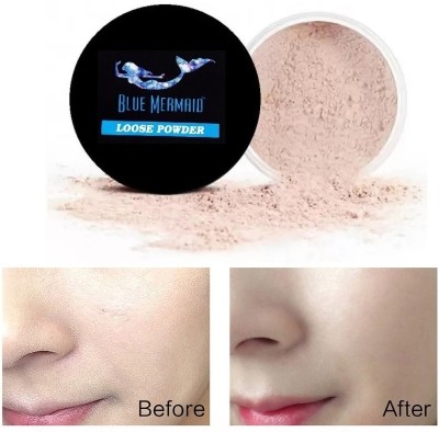 BLUEMERMAID WATERPROOF MATTE MAKEUP SETTING LOOSE POWDER Compact(BEIGE, 10 g)