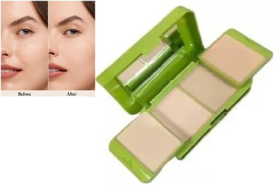 Luipui BEST BRAND 5 IN 1 GREEN TEA SHADING POWDER Compact(BEIGE, 50 g)