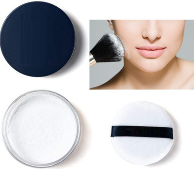 HUZURLU High Definition Ultra Fine Matte Loose Powder  Compact(Matte Translucent, 8 g)