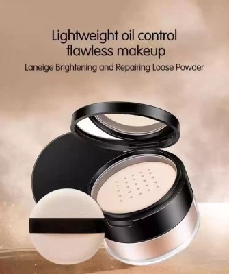 HUZURLU Matte Waterproof loose face powder-05 Compact(beige, 10 g)