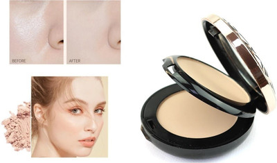 USBK MATTE PRESSED POWDER 2 IN 1 COMPACT FOR GLOWING SKIN Compact(IVORY, 20 g)