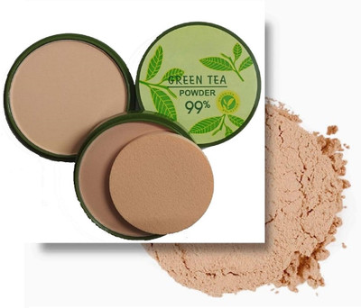 Neycare 2 in 1 compact powder long lasting look pack of 1 Compact(BEIGE, 20 g)