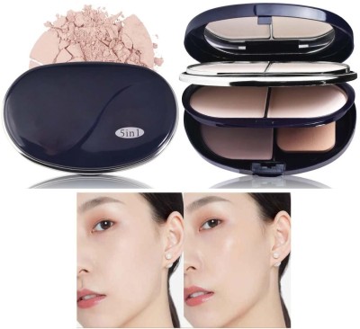 MYEONG 5 In 1 Compact Powder Matte Finish & Poreless Look Compact(Multi Shade, 50 g)