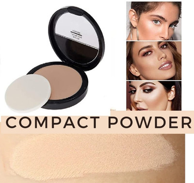 Aylily Matte Finish Mattifying Compact Weightless Stay Matte Powder | Oil Control Compact(NATURAL Beige, 15 g)