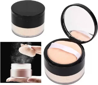 GABBU Ultra Fine Setting Powder for Face Makeup Compact(beige, 15 g)