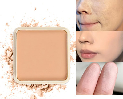 ADJD Waterproof Pan Cake Oil Control Full Coverage  Compact(WARM LIGHT, 15 g)