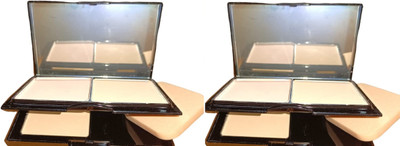 GFSU - GO FOR SOMETHING UNIQUE 3in1 Matte Compact Powder Compact pack of 2 Compact(BEIGE, 40 g)