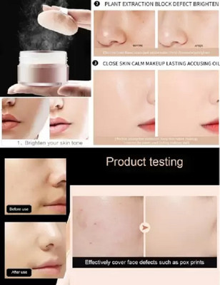 FELICECHIARA Best Lightweight Smooth Setting Powder Pore less Long wearing Matte  Compact(light skin color, 15 g)
