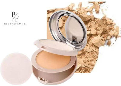 BLUST&FAMME Every Day compact powder For All Skin Type pack of 1 Compact(Black, 10 ml)