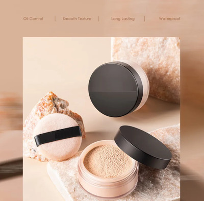 Vyomiris Translucent Makeup Loose Powder Setting Powder Mineral Compact(BEIGE, 30 g)