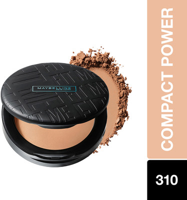 MAYBELLINE NEW YORK Fit Me Matte + Poreless Powder|16H Oil Control with SPF 32|Matte Finish Compact(310, Sun Beige, 6 g)