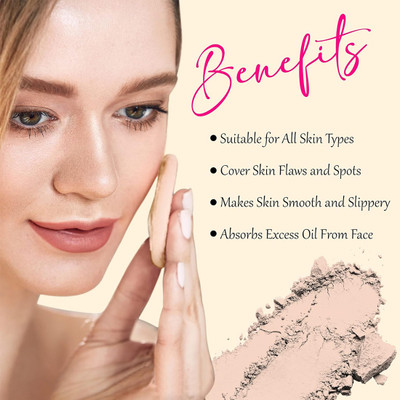 adbeni Control Oil Matte Compact Powder | Silky Moisturizing & Smooth Blending Compact(Shade-01, 20 g)