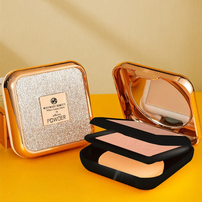 adbeni 2 in 1 HD Compact Powder 20gm | Soft Light Misty & Silky | Flawless Fusion Matte Compact(Shade-03, 20 g)