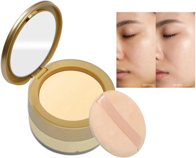 Yuency BEST OIL CONTROL 2 IN 1 COMPACT POWDER Compact(Banana, 22 g)