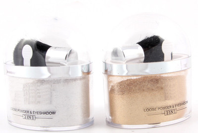 REIMICHI Shimmery Shiny Face Makeup Shimmer Powdery Gold And Silver Highlighter(golden and silver)