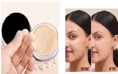Luipui matte finishing makeup loose setting powder pack of 1` Compact(beige, 30 g)