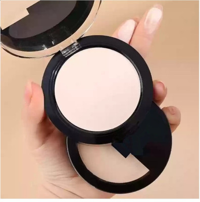 THTC 2 In 1 Shimmery & Matte Compact Powder Absorbs Oil From Skin  Compact(natural, 15 g)