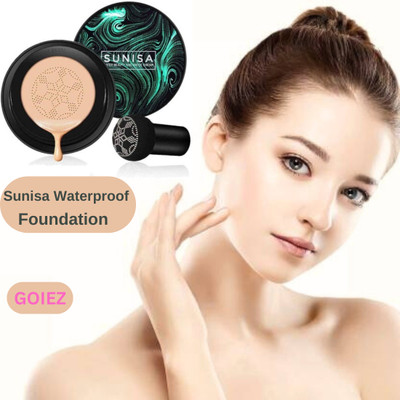 GOIEZ Sunisa Ultra Coverage Waterproof Foundation- Suitable For All Skin Types Compact(Peppy Red, 20 ml)