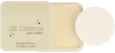 MYEONG Oil Control Weightless Stay Matte Finish Evens Out Complexion Pan Cake Compact(Light Linen, 15 g)