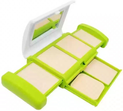 GABBU 5 in 1 Green Tea Compact Oil Controlling Long Lasting Compact(multi color, 40 g)