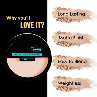 SILDUST 2 In 1 Weightless Matte Finish Compact Powder Compact(BEIGE, 15 g)