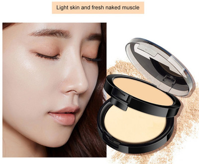 luzimaisa 2 in 1 Compact Powder Weightless & Long Lasting Compact(beige, 15 g)