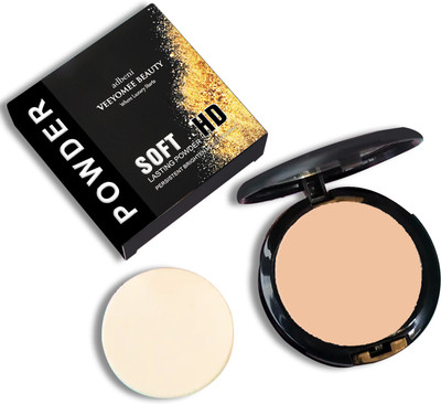adbeni Buildable Coverage Compact Powder | Soft HD Matte Finish & Oil-Control Compact(Shade-02, 9 g)