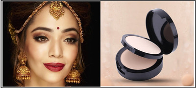 USBK BEST MATTE FINISH FULL COVERAGE 2 IN 1 COMPACT FOR WOMEN Compact(IVORY, 18 g)