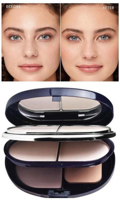 MYEONG New Compact Powder New Fashion 5 in 1  Compact(Multi Shade, 38 g)