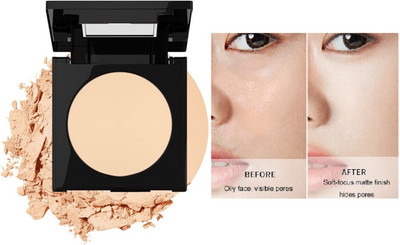 Aylily Professioanl Matte + Poreless Powder|16H Oil Control Matte Finish Compac Compact(BEIGE, 30 g)