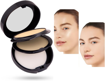 MYEONG Flawless Matte HD Finishing Weightless Stay Matte  Compact(Multi Shades, 23 g)